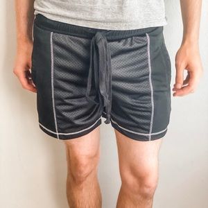 Black Jersey Style Mesh Set- Short